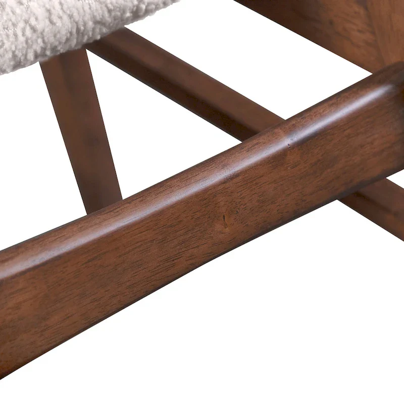 Beau I Mid-Century Walnut Oval Dining Table