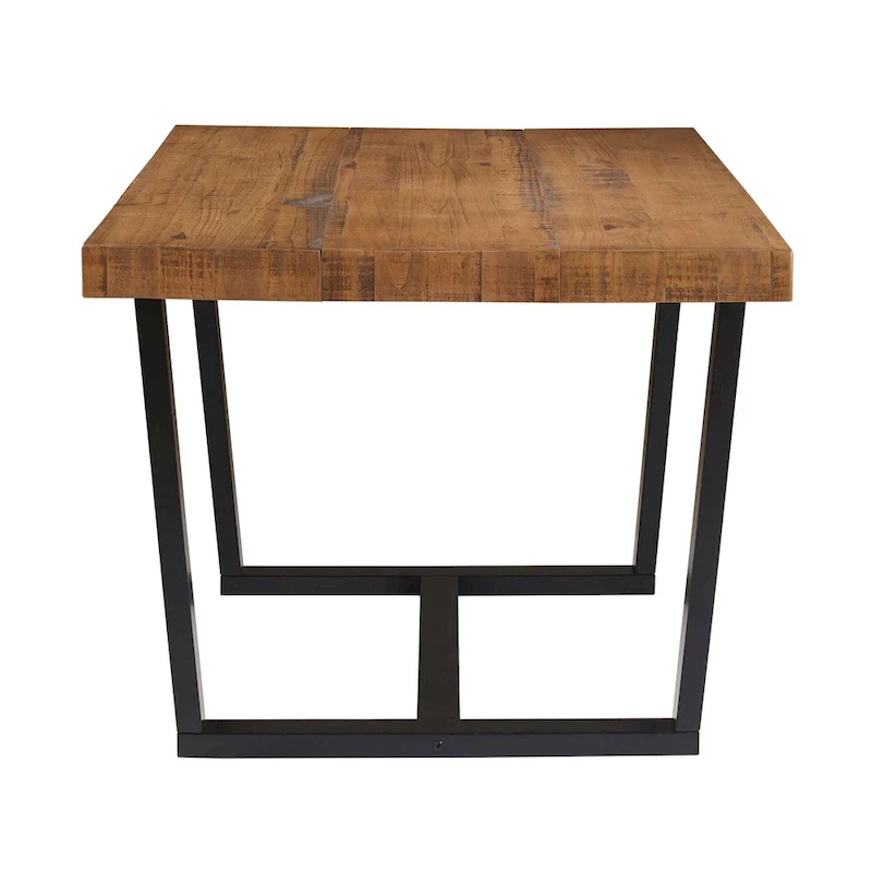 Distressed Pine Wood Dining Table 52-inch