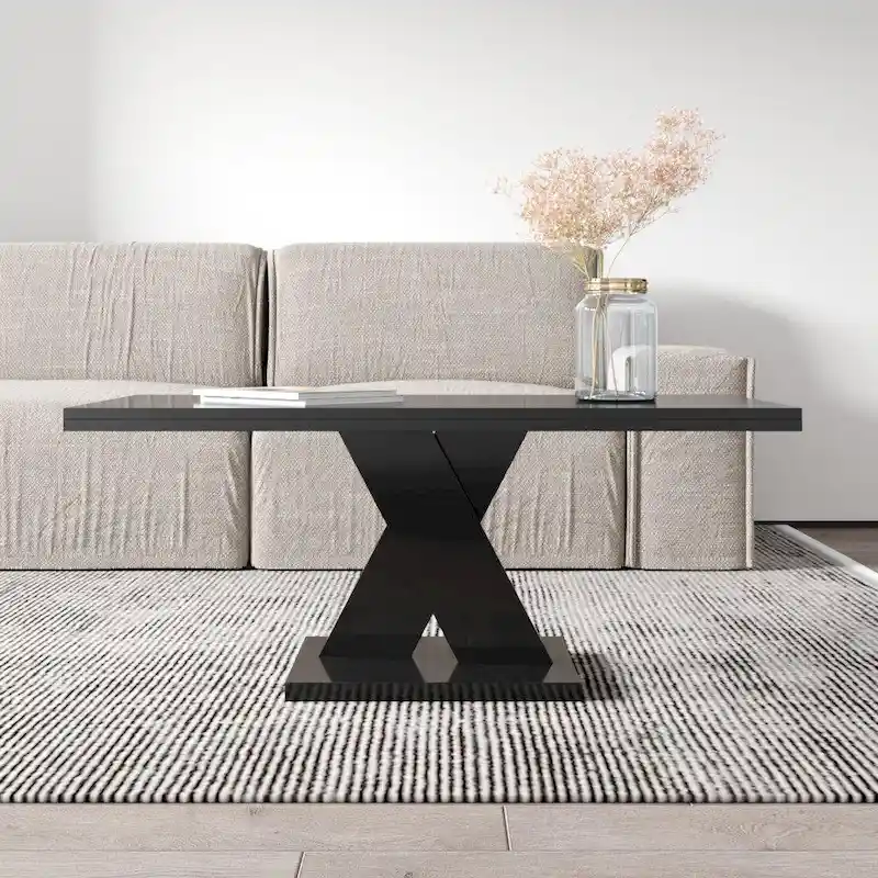 Modern Coffee Table with High Gloss Finish