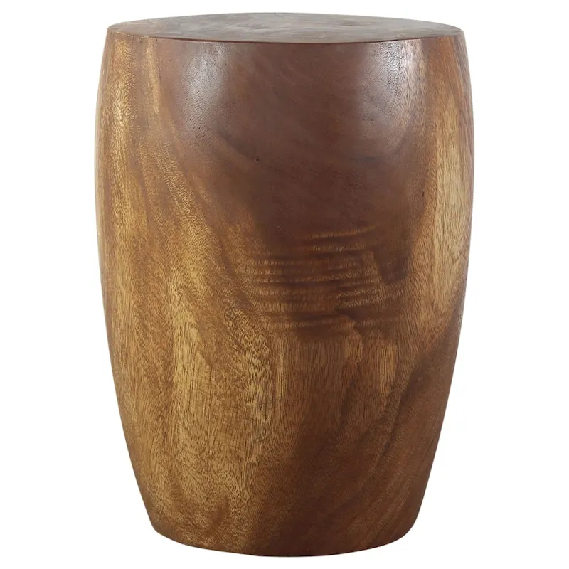 Haussmann Wood Merlot End Table 15 D x 20 inch High Walnut Oil - 15  x 15  x 20