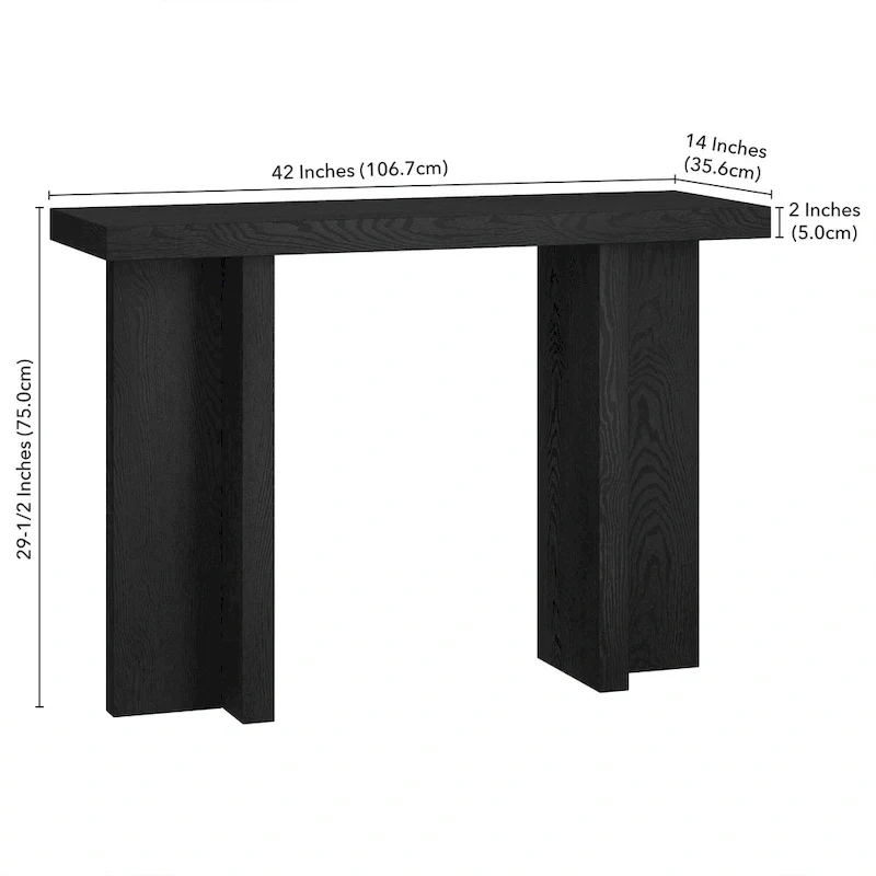 Dimitra 42 Wide Rectangular Console Table - 42 Wide