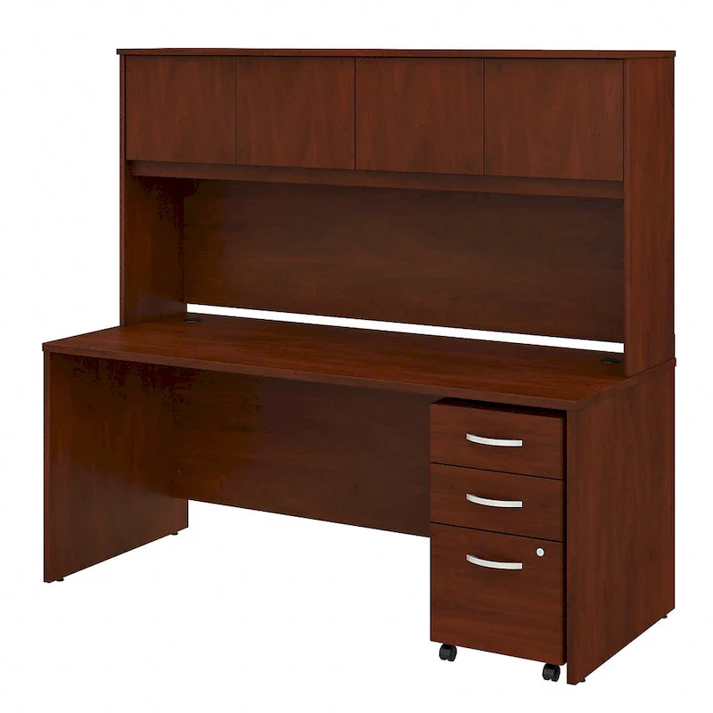 Studio C 72W Desk with Hutch and Drawers by Bush Business Furniture