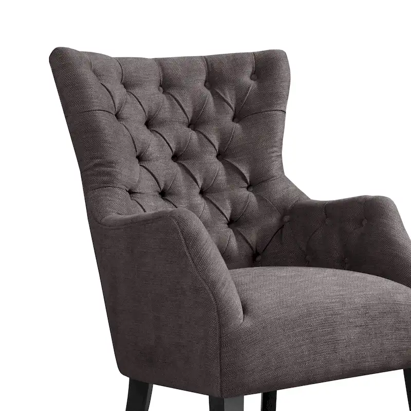 Madison Park Isa Button Tufted Wing Back Chair