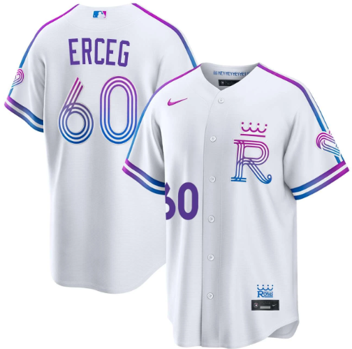 Lucas Erceg Kansas City Royals White 2026 City Connect Jersey