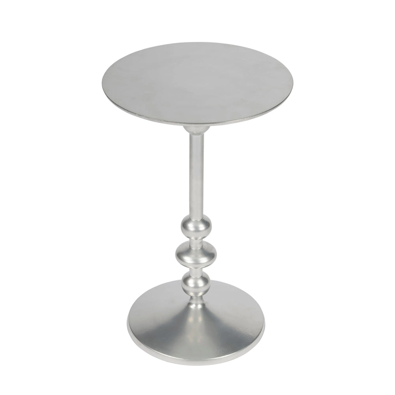Zora Iron Pedestal Side Table