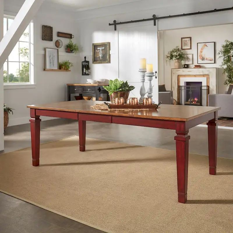 Vikos Solid Wood 64-82 Extendable Dining Table