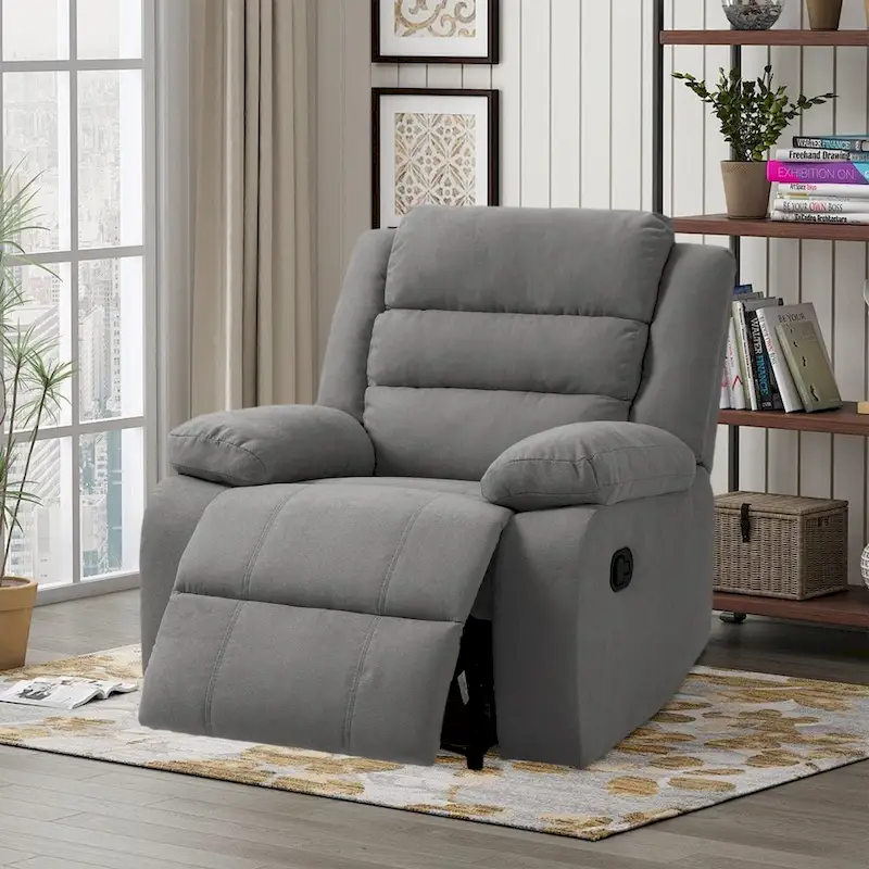 Modern Lounger Adjustable Manual Recliner Chair