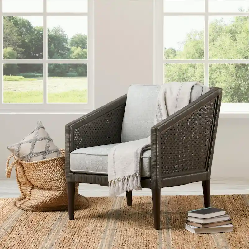 Classic Home Kaitlin Wicker Accent Chair