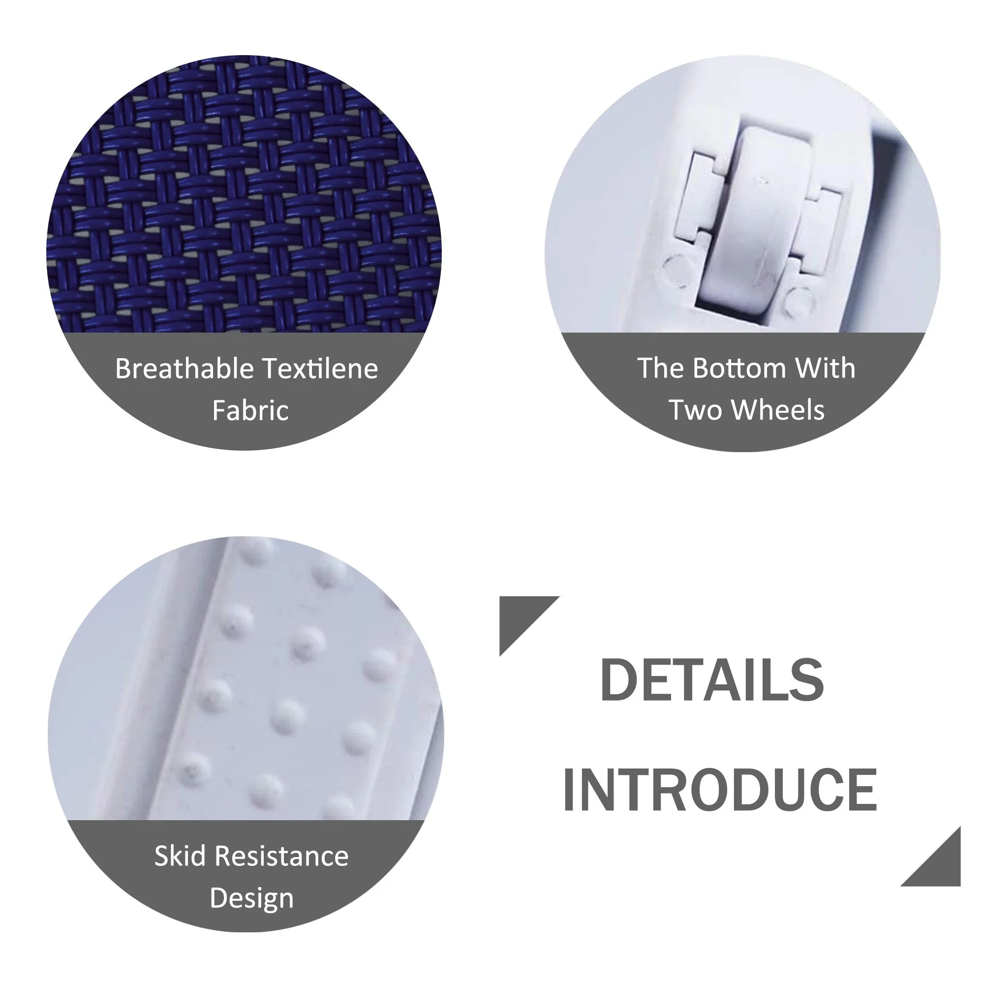 Kozyard Alan Full Flat Aluminum and Polypropylene Resin Legs Patio Reclining Adjustable Chaise Lounge