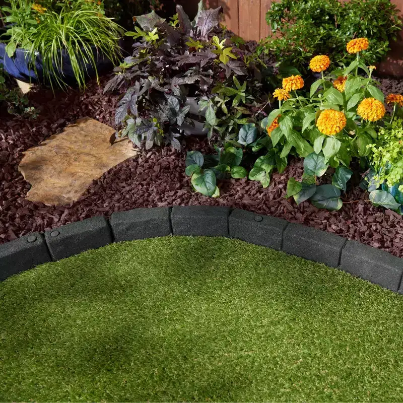 Cobblestone SmartLoc Rubber Landscape Edging