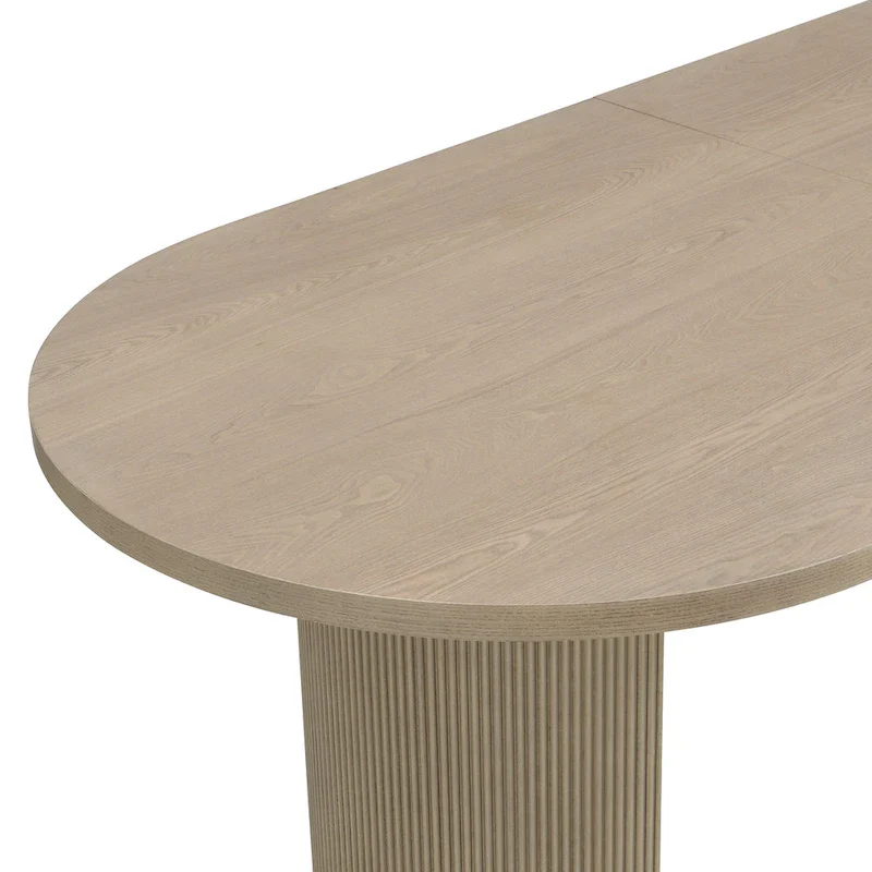 Modern Style Oval Wood Dining Table