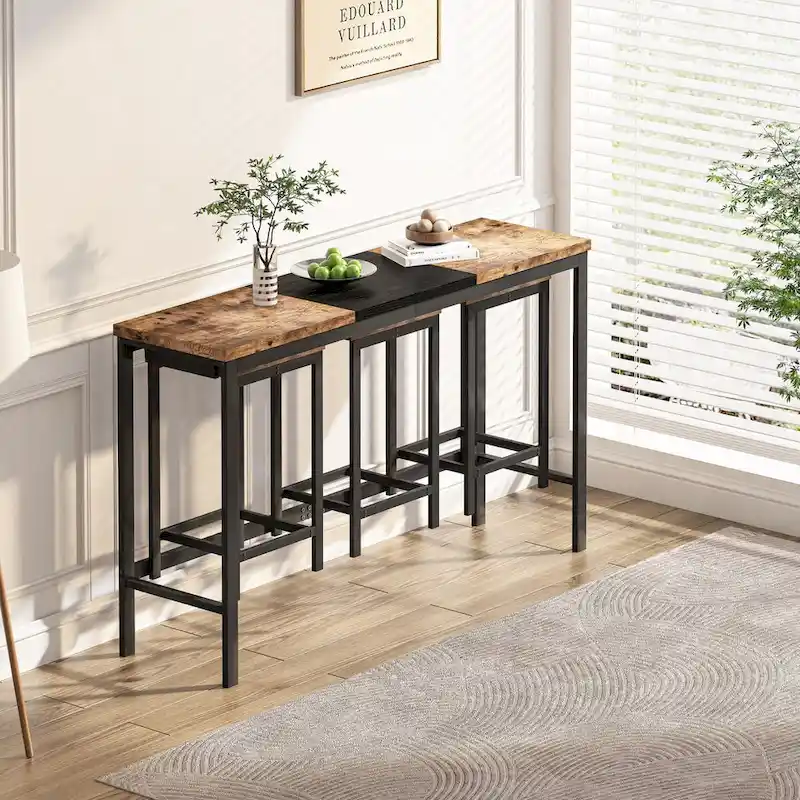 Long Dining Table Set