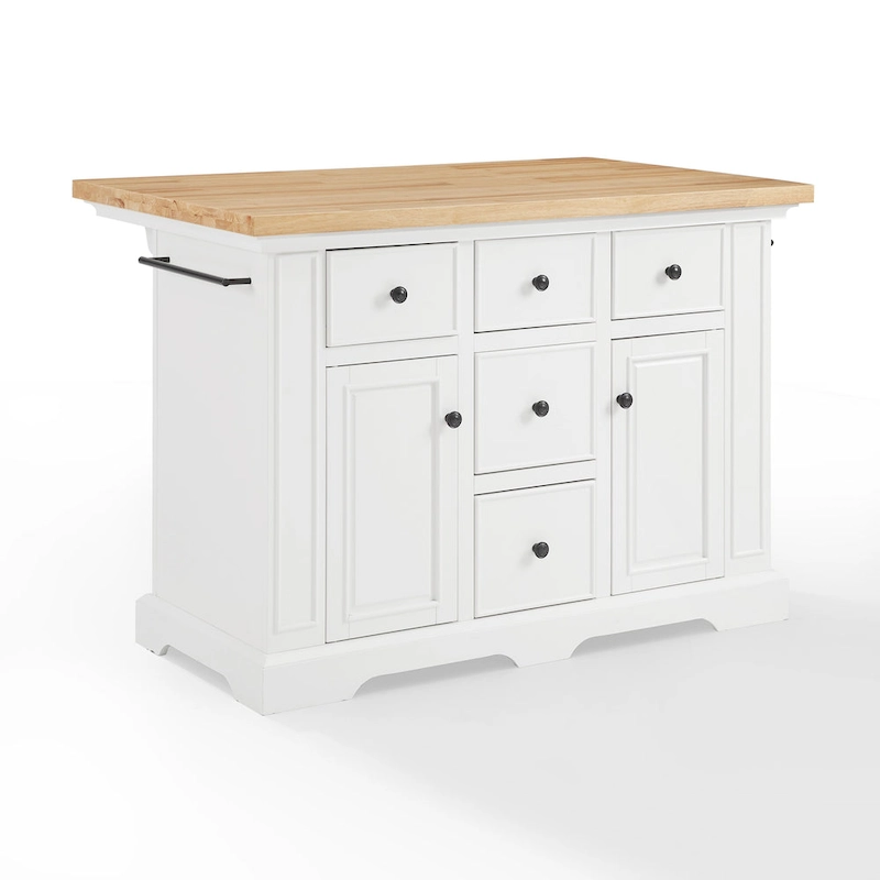 Crosley Julia Wood Top Kitchen Island - 50 W x32 D x 36 H