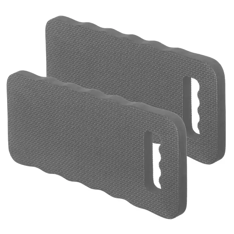 Thick Foam Kneeling Pad for Gardening Workout Soft Knee Cushion Mat for Gaden and Home, Set of 2 Small Gray