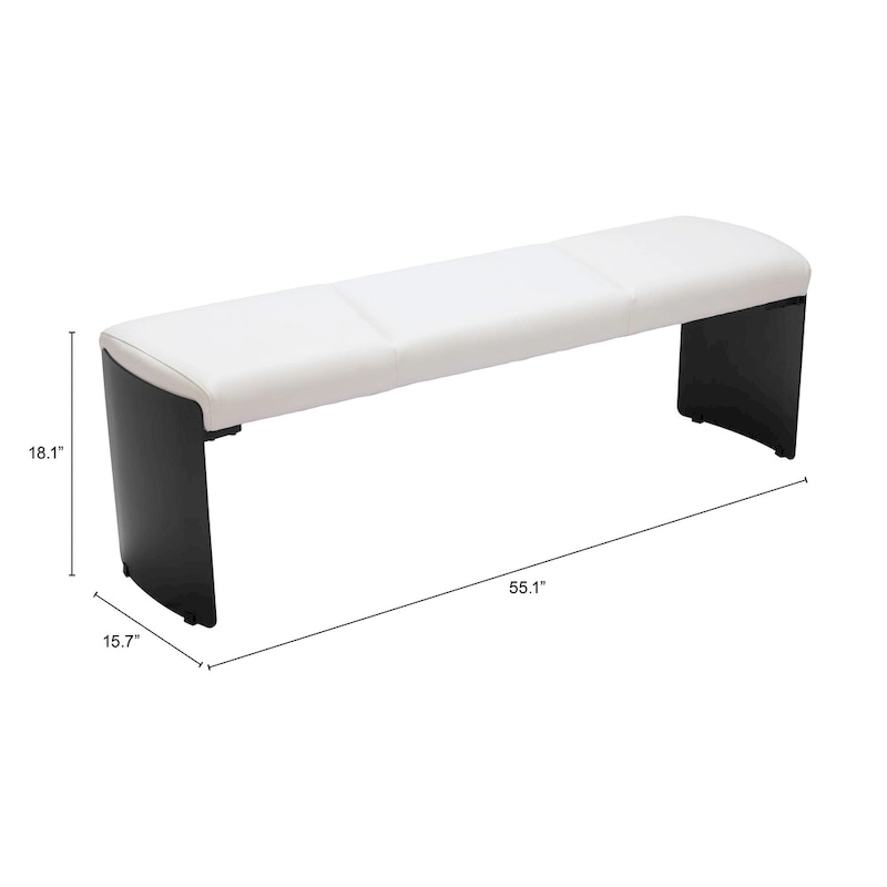Mur Bench White