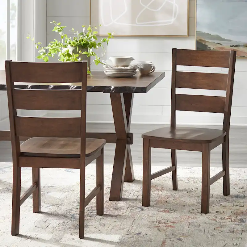 Mandeville Solid Wood Dining Chairs (Set of 2)