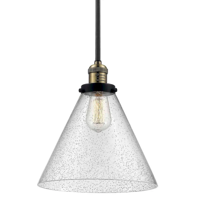 Innovations Lighting X-Large Cone Single Light 12  Wide Pendant with