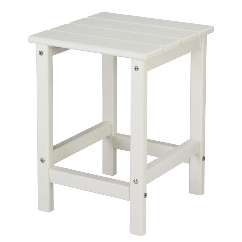 Outdoor High Density Polyethylene 14 Square Side Table