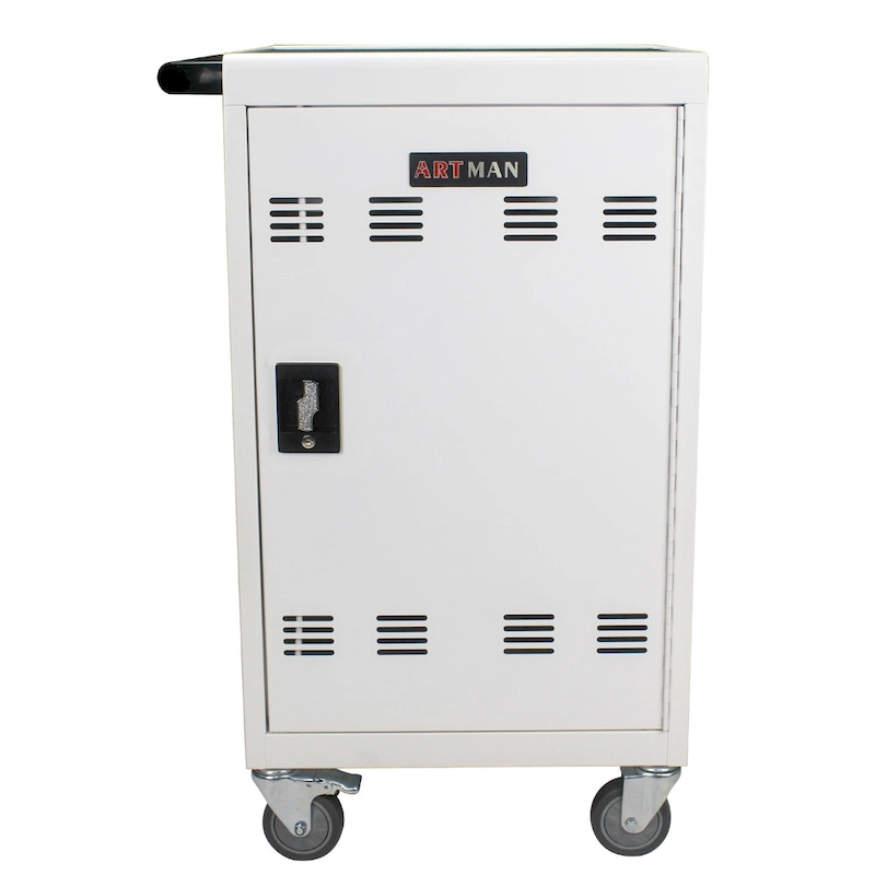 Mobile Charging Cart and Cabinet for Tablets Laptops 32-Device