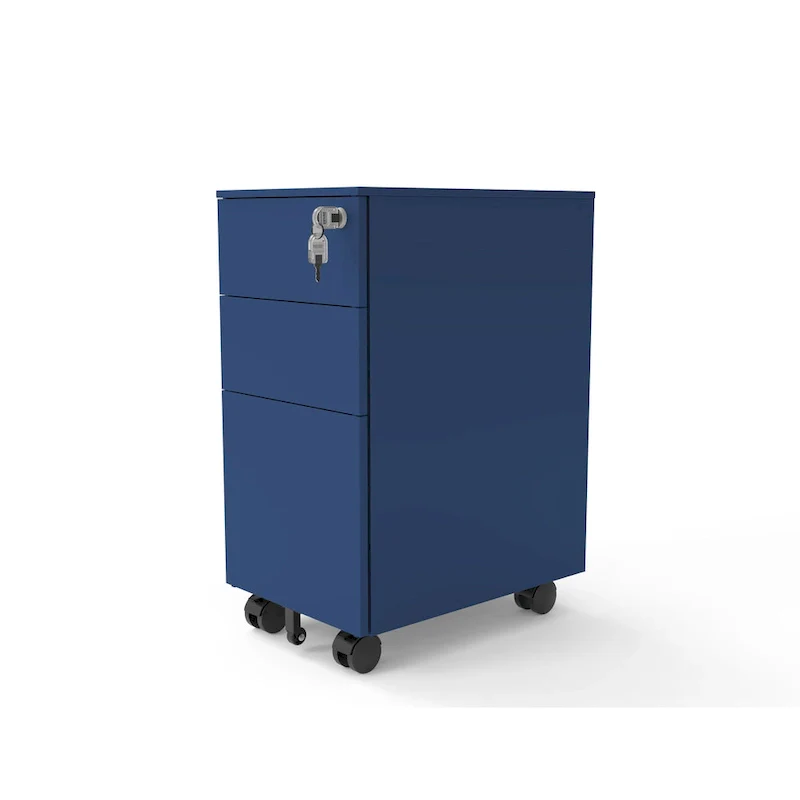Owen Urban Metal Matte Lockable 3-Drawer Mobile File Cabinet by Furniture of America
