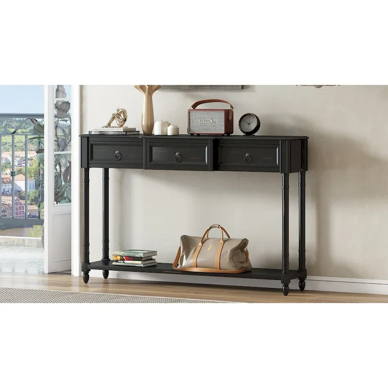 Console Table Sofa Table with Drawers