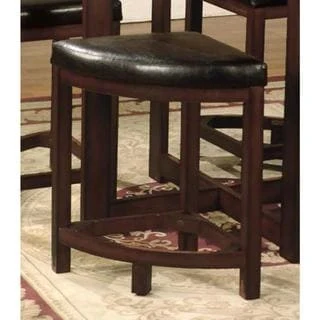 Espresso Round Dining Set for 4 – Modern Style with Glass Top