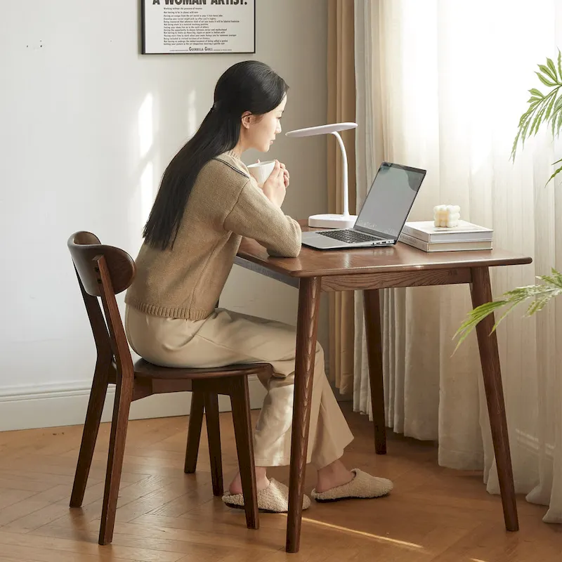 Wooden Dining chair 100% dust-free FAS grade oak chair