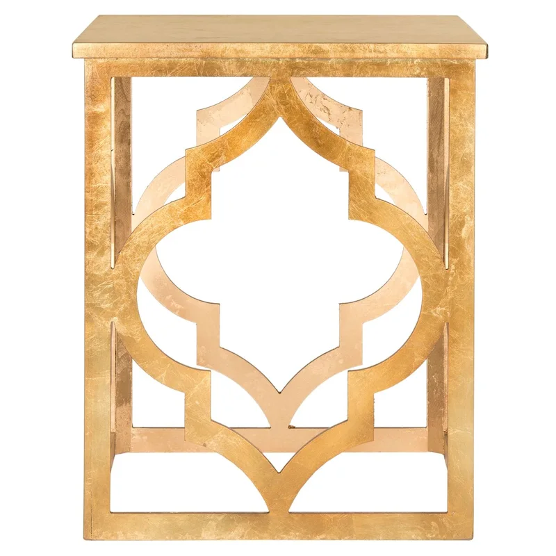 Silver Leaf End Table - 19 W x 19 D x 23 H