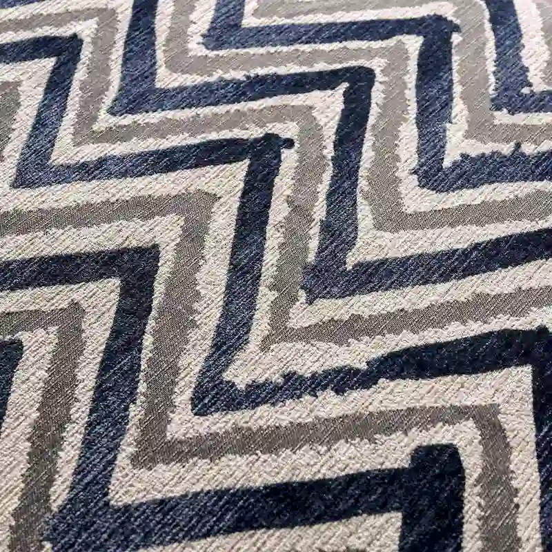 Slaren Transitional Navy Microfiber Cocktail Ottoman by Furniture of America