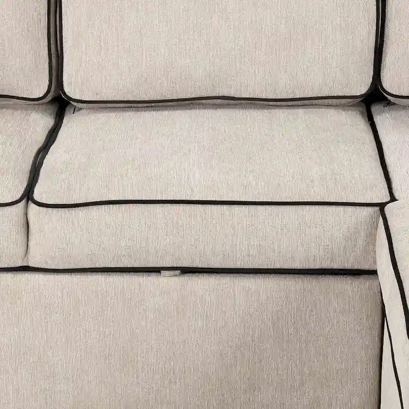 L-Shaped Reversible Chaise Sectional Sofa Pull Out Sofa Bed