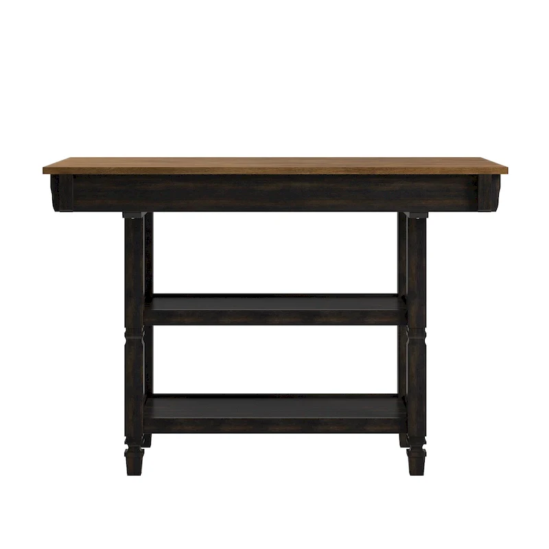 Elena 2-tone Antique Kitchen Island Buffet by iNSPIRE Q Classic