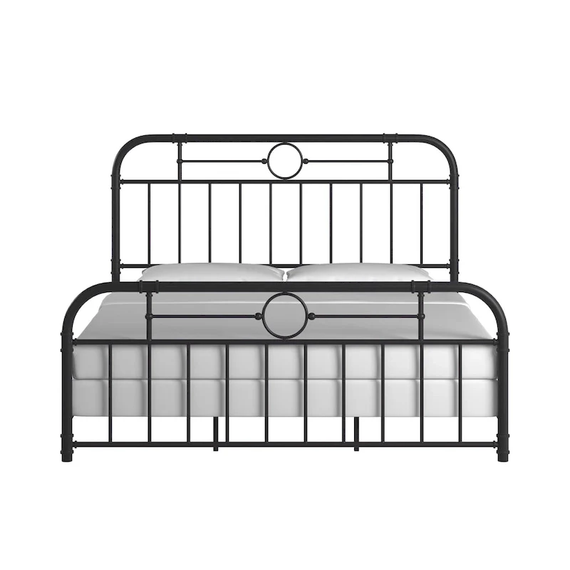 Kendal Black Metal Bed by iNSPIRE Q Classic