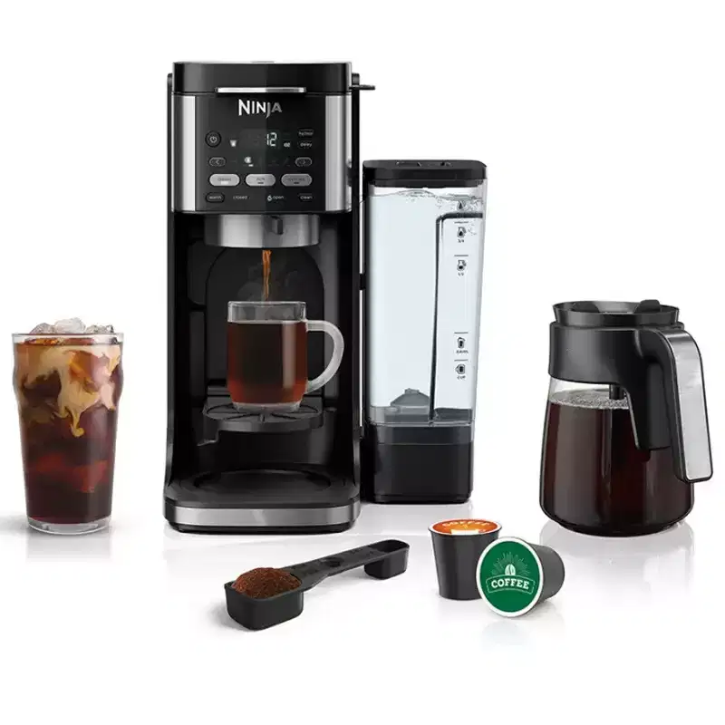 Ninja DualBrew Hot  Iced Coffee Maker, Black (Manufacturer Refurbished)