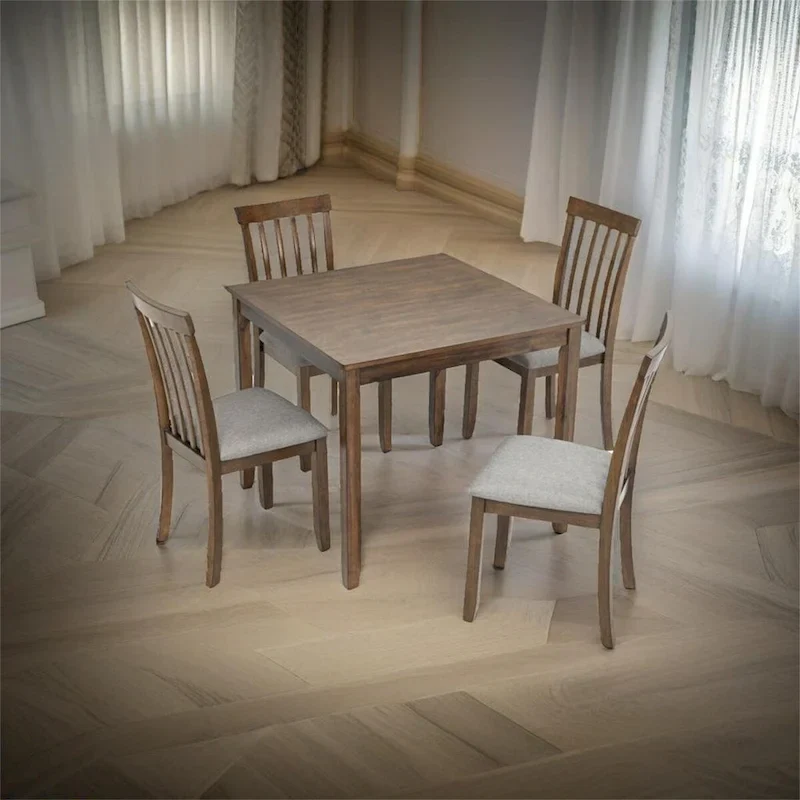 Wooden Dining Rectangular Table for 4