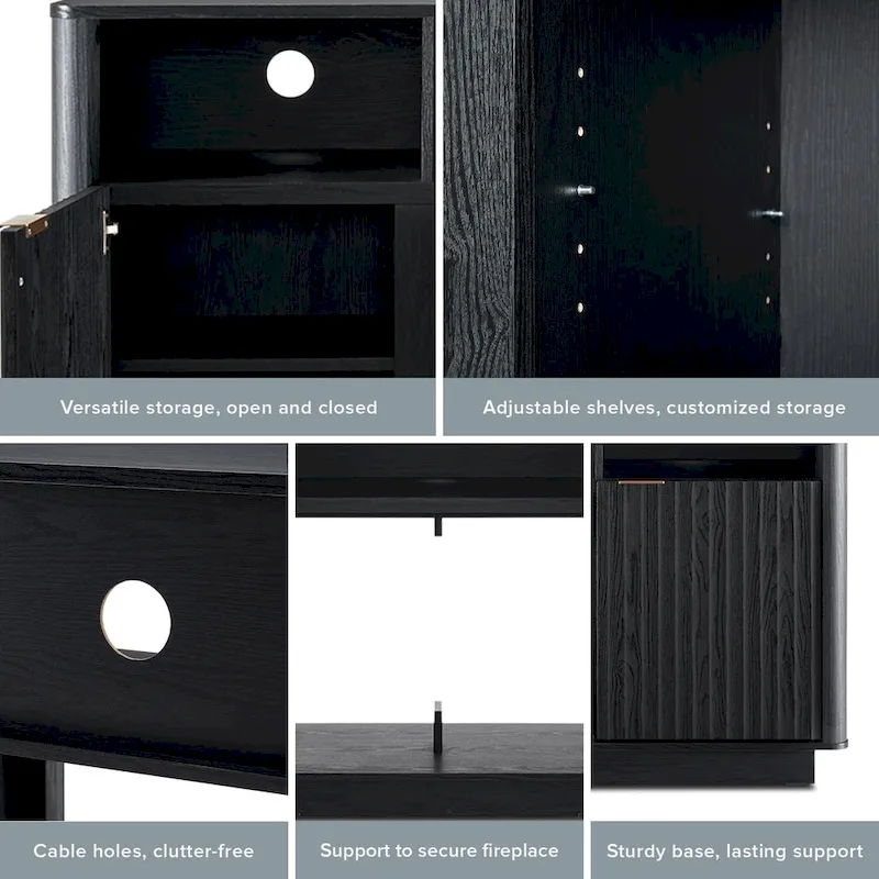 Mopio Brooklyn 59 Electric Fireplace TV Stand