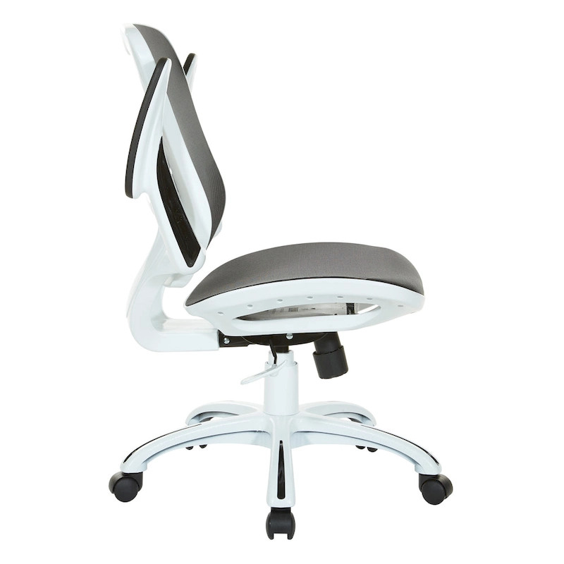 Riley Office Chair with White Mesh Seat and Back