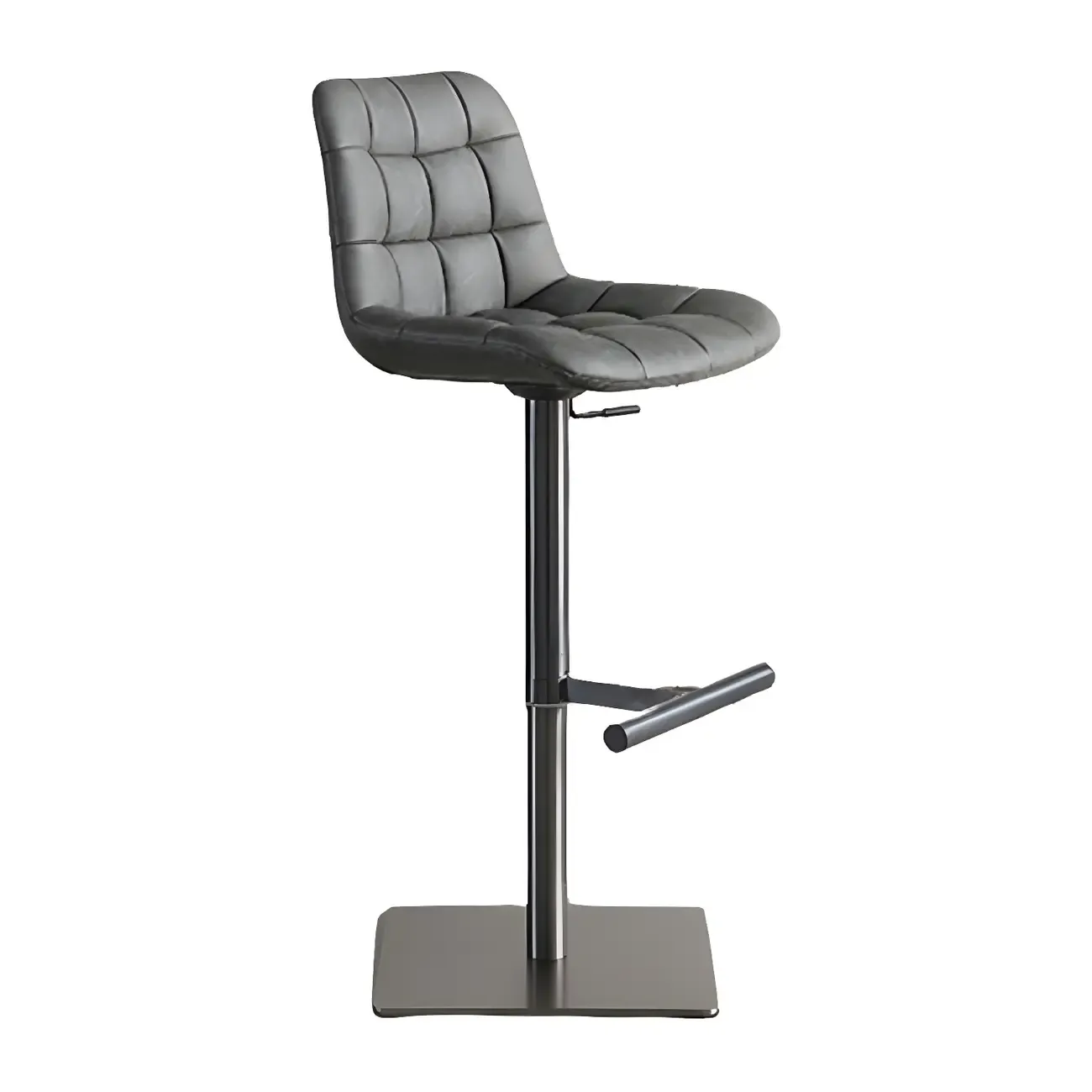 Modern Low Back Cushioned Swivel Adjustable Bar Stool