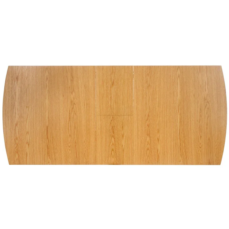 Extension Dining Table - Expandable Design (Natural/Walnut/Grey)