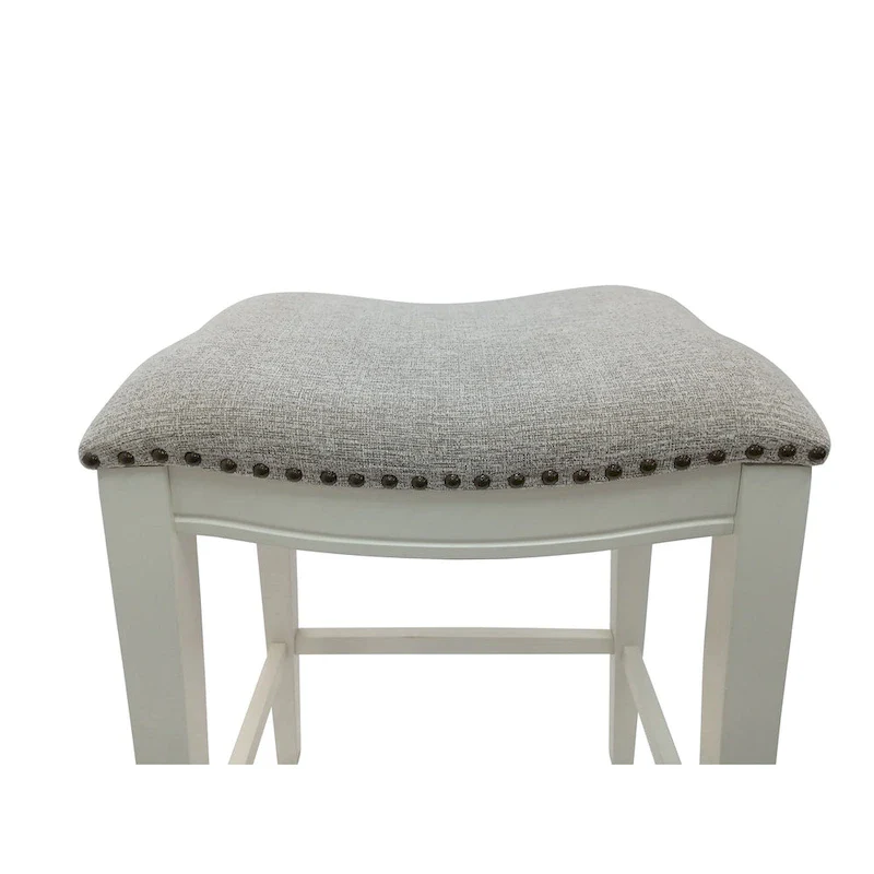 Carolina Living Sawyer 30 Saddle Barstool - Set of 2