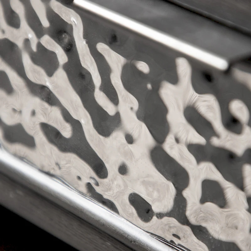 Furniture of America Piez Modern Ash Grey Wood 2-Drawer Sofa Table with Open Shelf