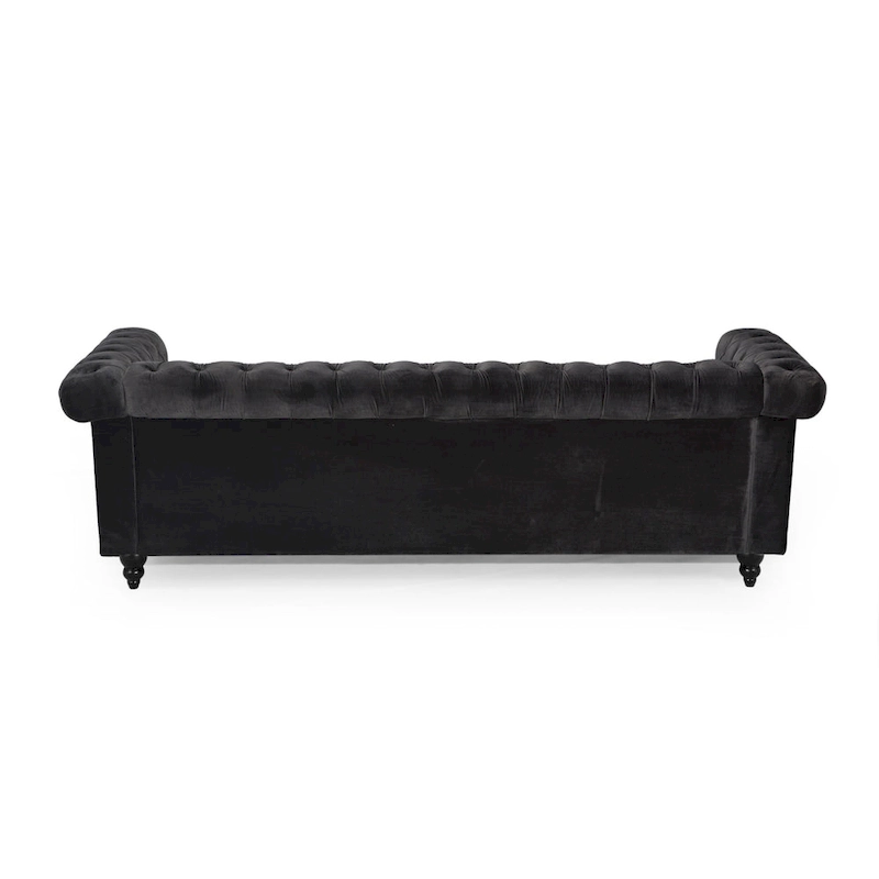 Chesterfield 3-seater Sofa with Button Tufting and Nailheads