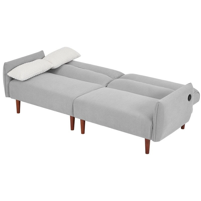GEITIN Convertible Futon Sofa Bed with 2 Pillows