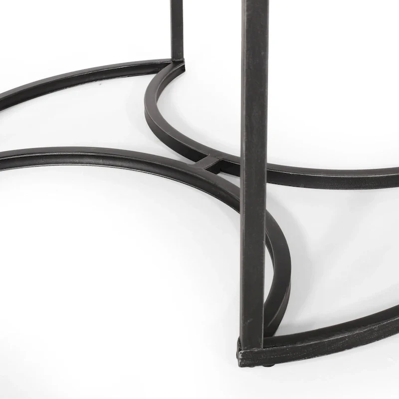 Gerrish Modern Industrial Coffee Table Set by Christopher Knight Home