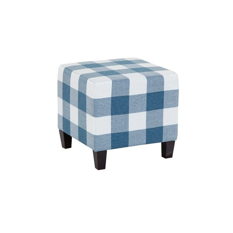 Grafton Home Stockton Plaid/Checkered Ottoman/Footrest