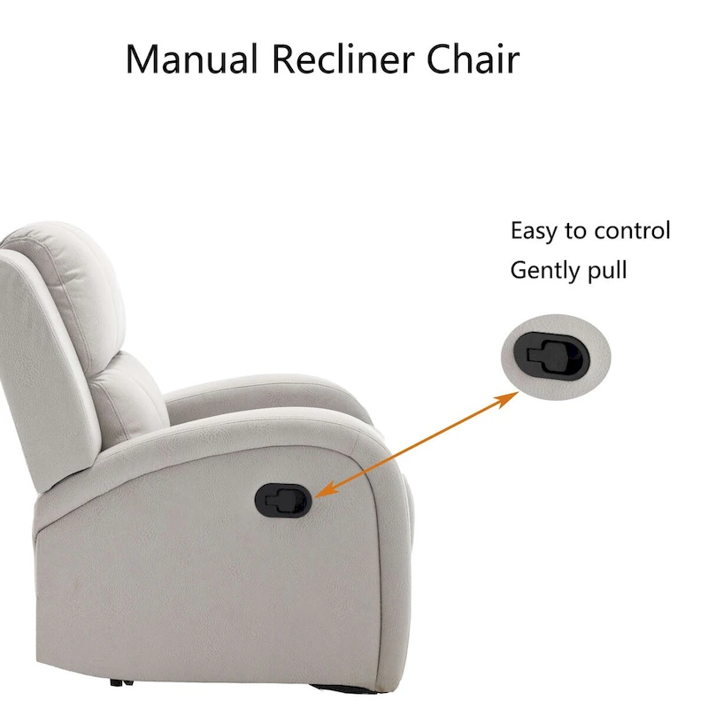 Faux Leather Recliner