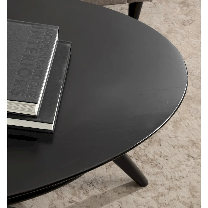 Kate and Laurel Nylah Oval Coffee Table