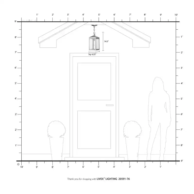 Livex Lighting Nyack 1 - Light Pendant in Scandinavian Gray