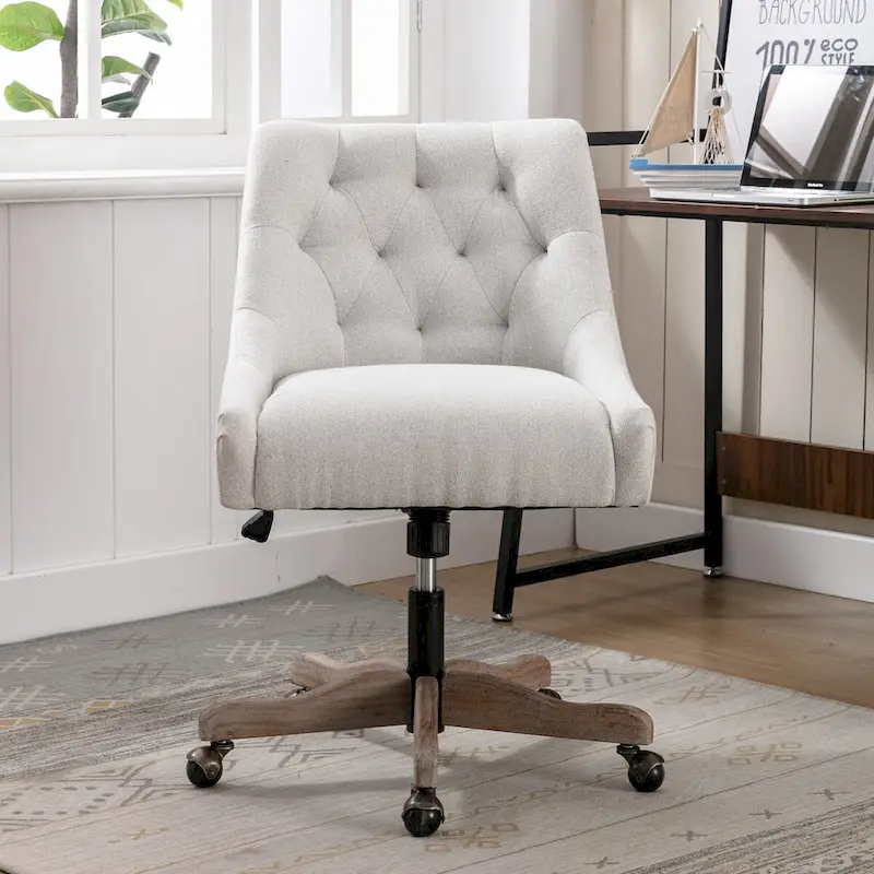 360 degree rotation and adjustable shell chair for living room