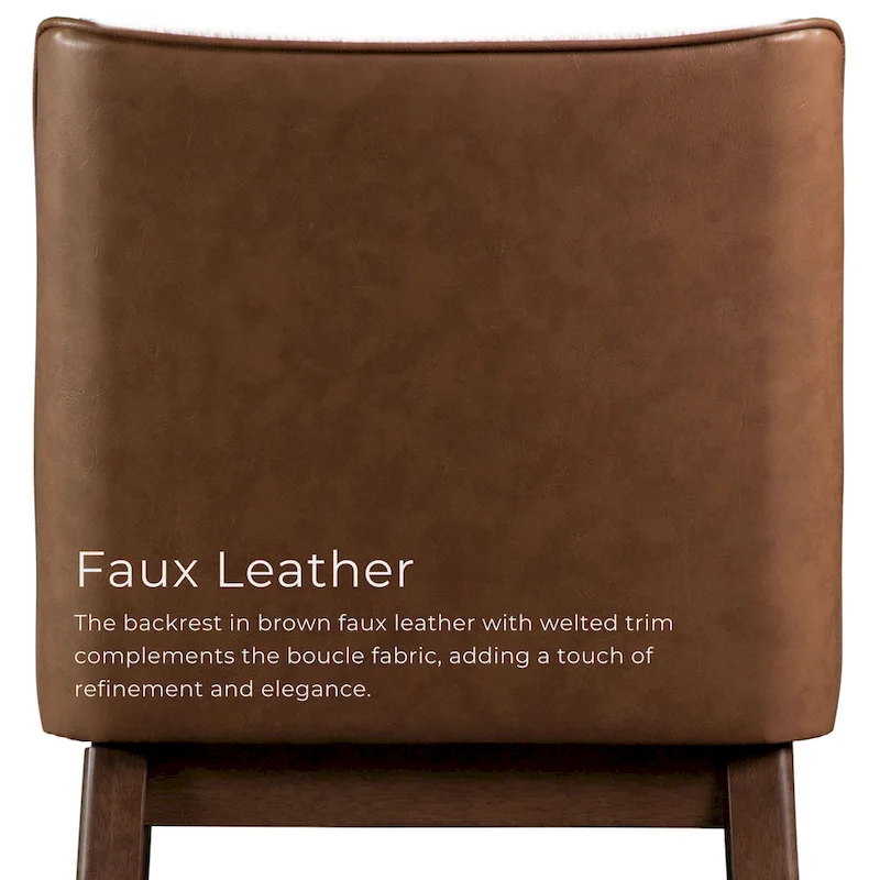 Furniture of America Beau I Mid-century Walnut 7-Piece Rectangle Dining Table Set