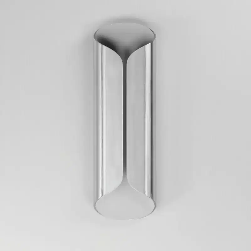 ET2 Lighting Folio 2 - Light Wall Light in Satin Aluminum/White